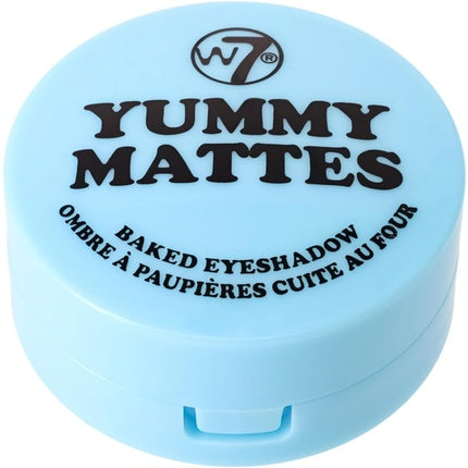 Fard de pleoape, W7, Yummy Mattes, albastru