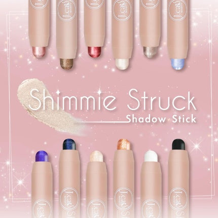 J.Cat Beauty Speed of White Shimmer Struck Shadow Automatic Stick Eye Shadow, Bej, 19g