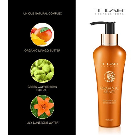 Fluid păr, T-Lab Professional, Organic Shape, 150ml, portocaliu