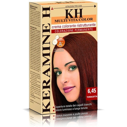 Crema colorantă pentru păr Keramine H, Terracotta 330ml