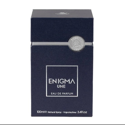 Parfum Fragrance World Enigma Une, 100 ml, Negru-Argintiu