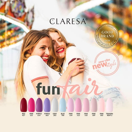 Lac de unghii UV, Claresa, 509, roz, 5ml