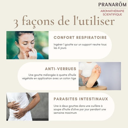 Ulei esențial de usturoi, Pranarôm, 5ml