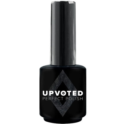 Lac de unghii Upvoted Perfect Polish Night Owl, negru mat, 15ml