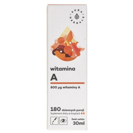 Picături Vitamina A, Aura Herbals, 30ml