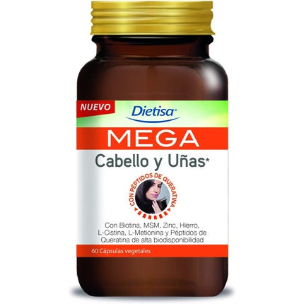 Supliment, Dietisa, Mega Hair and Nails, 60 capsule