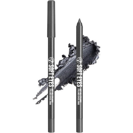 W7 Soft Eyes Soft Gel Eyeliner Heavy Metal, negru, 10g