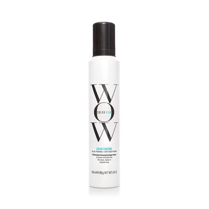 Spumă stilizare Color Wow Control, tonifiere albastră, 200ml