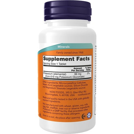 Now Foods Potassium Gluconate 100 CT - Supliment Mineral