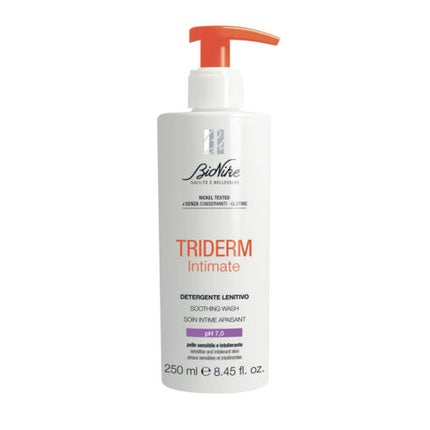 Triderm Intimate, Bionike, Detergent intim pH 7.0, 250 ml, alb cu pompă portocalie