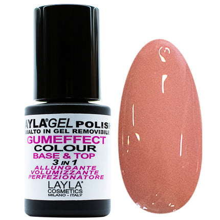 Layla Gel Polish, Gumeffect, Natural Pink, 12 ml