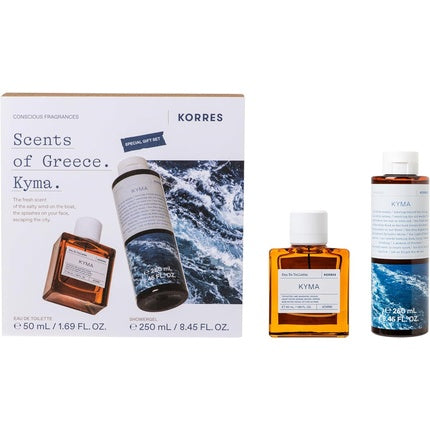 Set Cadou Parfum și Gel de Duș Korres Kyma 300ml