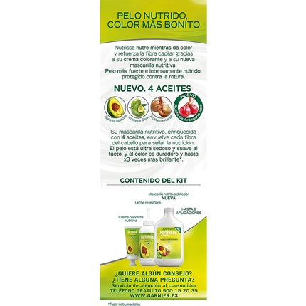 Vopsea de păr, Garnier Nutrisse Crème, intens maro