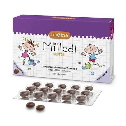 Buona Milledi' 30 Softgel - Integrator alimentar de Vitamina D