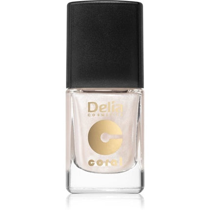 Lac de unghii Delia Cosmetics Coral Classic 503 Candy Rose, roz pal cu sclipici