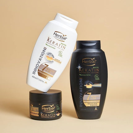 Șampon Herbal Essences Bio:Renew cu Keratină, 870 g, sticlă neagră
