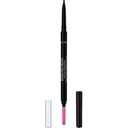 Creion pentru sprancene, Rimmel, Brow Pro Micro, Dark Brown 003