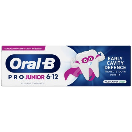 Pastă de dinți Oral-B Pro Junior, 6-12 ani, 75ml