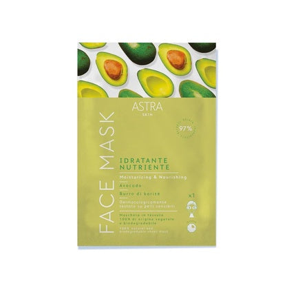 Masca Hidratantă pentru Față, Astra Make-Up, Nutriente, Culoare Verde