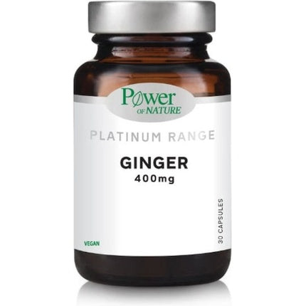 Supliment alimentar Power Health Platinum Range Ginger 400mg, 30 capsule