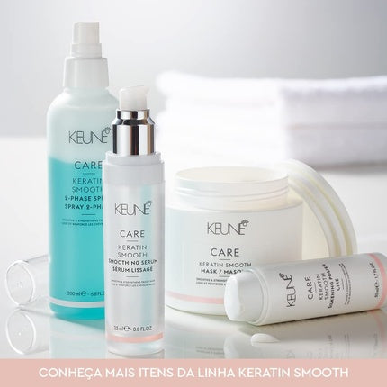 Masca de păr, Keune, Keratin Smooth, alb, 500ml