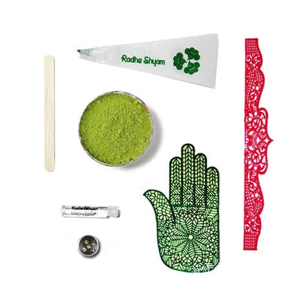 Pudră de Henna pentru Tatuaje, Radhe Shyam, 50 Grame