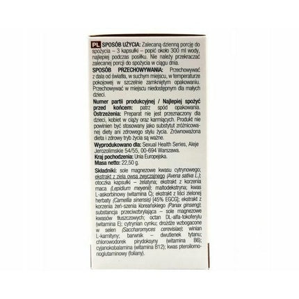 Supliment Vitamina, Sexual Health Series, 30 Capsule Alb