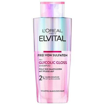 Șampon L'Oréal Paris Elvital Glycolic Gloss pentru Păr Mat, 200ml