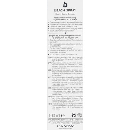 Spray de păr pentru stilare, L'Anza Healing Style Beach Spray, 100 ml, efect medium hold