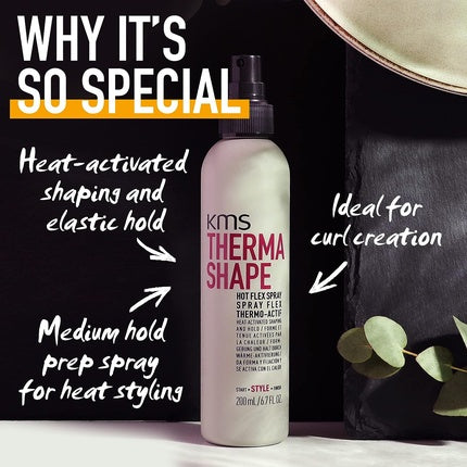 Spray protecție termică KMS Therma Shape 200ml gri