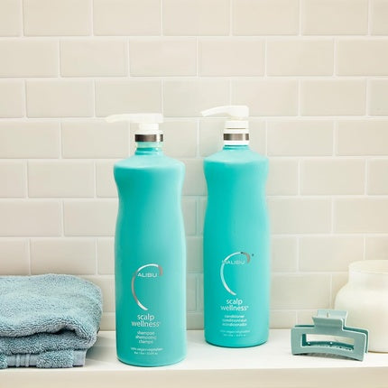 Șampon Scalp Wellness, Malibu, pentru scalp uscat cu ulei de mentă piperată, 338 ml