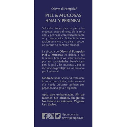 Olevm di Pompeia, Gel Intim cu Hamamelis și Castane Salbatică, 130 g