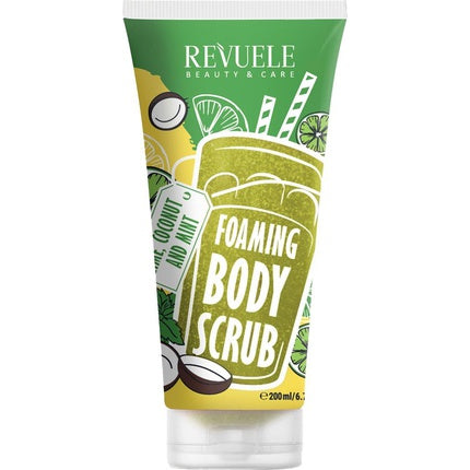 Exfoliant corp spumant, Revuele, Lime, Coconut & Mint, 200ml