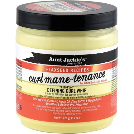 Cremă de coafare pentru păr, Aunt Jackie's, Curl Mane-Tenance Defining Curl Whip, 426g