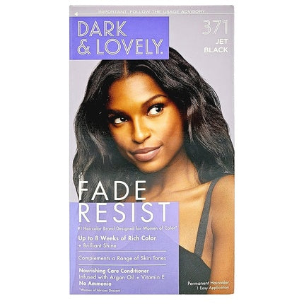 Vopsea Permanentă Dark & Lovely Jet Black 371, 60g