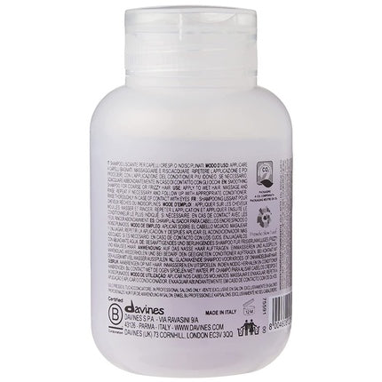 Davines LOVE Smoothing Shampoo, șampon netezitor pentru păr creț sau gros, 75 ml