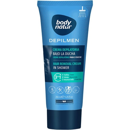 Cremă depilatoare sub duș, Body Natur, Depilmen, 200 ml