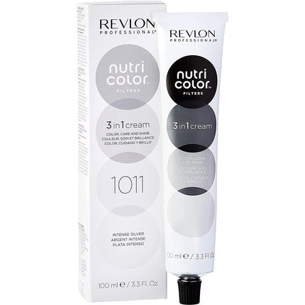 Vopsea de par, Revlon, Nutri Color Filters 1011/Intense Silver, 100ml