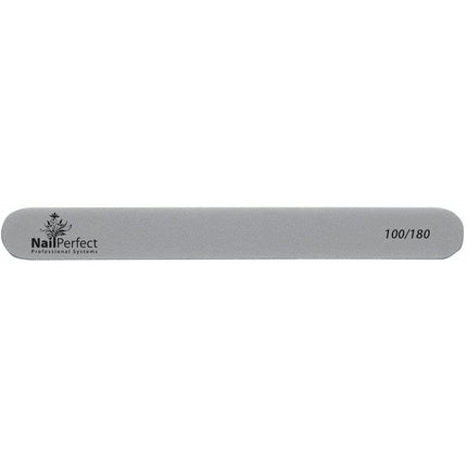 Tampon de lustruit unghii NailPerfect Round Sponge Buffer 100/180 grit gri