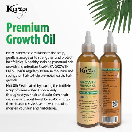 Ulei masaj, Kuza, Growth Premium, maro, set 2
