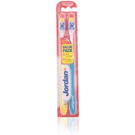 Periuță de dinți, Jordan, Total Clean, pachet 2 bucăți