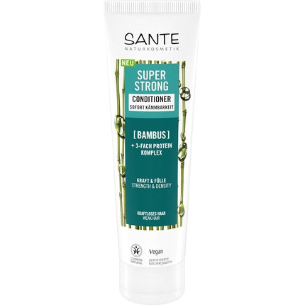 Condiționator Super Strong Sante Naturkosmetik cu Bambus Organic și Proteină, 170 g