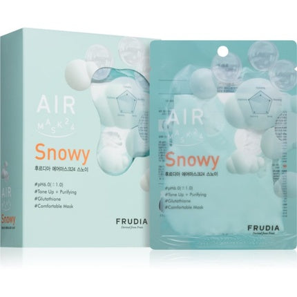 Frudia AIR Snowy Sheet Mask, 10 bucăți x 25 ml