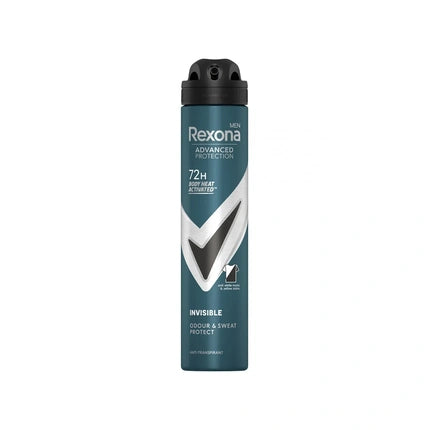 Deodorant spray Rexona Advance 200 Men Invisible, 120g