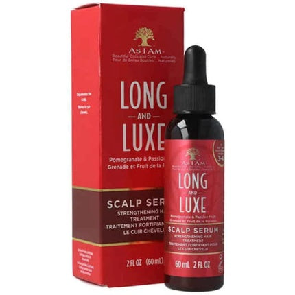 Serum Scalp, As I Am, Long and Luxe, Pomegranate & Passionfruit, 60 ml