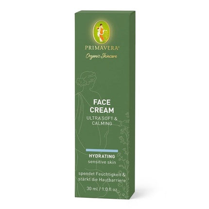Cremă Față, Primavera, Ultra Soft and Calming, 30ml, Verde