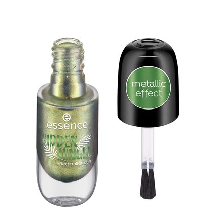 Lac de unghii, Essence, Hidden Jungle Effect, verde, 8ml