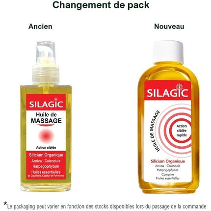 Ulei de masaj Silagic, 100ml, ambalaj plastic transparent