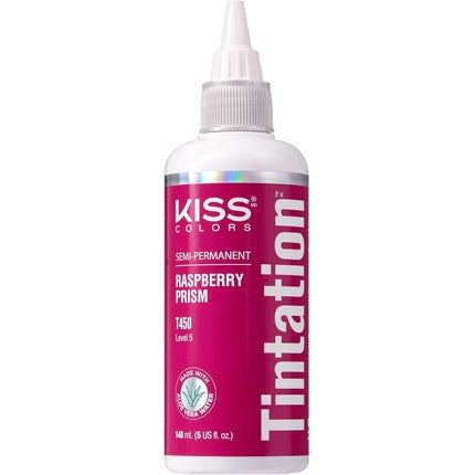 Kiss Tintation Semipermanent Hair Colour With Argan Oil And Aloe Vera Raspberry