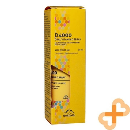 Spray Oral Vitamina D4000, Nordaid, 4000 IU, 30ml, galben